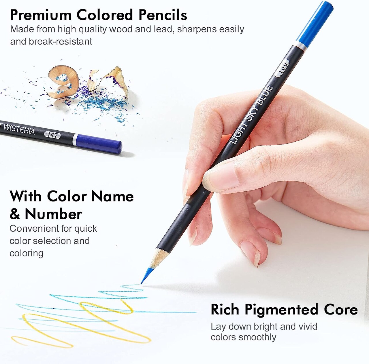 80 Colored Pencils, Shuttle Art Soft Core Coloring Pencils with Coloring Book, Sketch Pad and Sharpener, Premium Color Pencils for Adult Coloring, Sketching and Drawing, Art Supplies for Kids & Adults